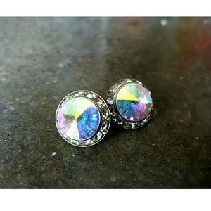 Rainbow Crystal Studs